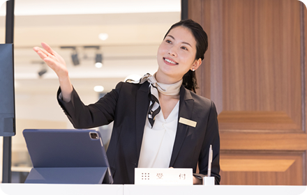 レセプション・<br class="is-sp">コンシェルジュ